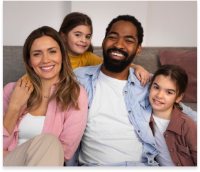biracial family